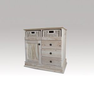 French Style 2 Basket/1D/3Dr Comp