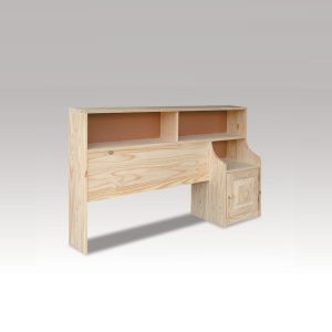 91 Bookcase Headboard 1 Door
