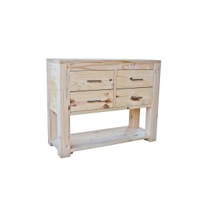 Rustic 4 Drawer Server